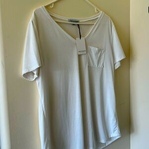Never worn  v neck tee with pocket